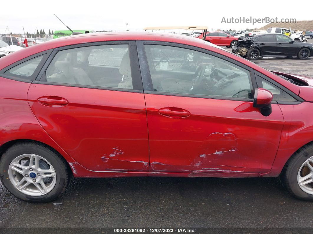 2017 Ford Fiesta Se Красный vin: 3FADP4BJ1HM113643