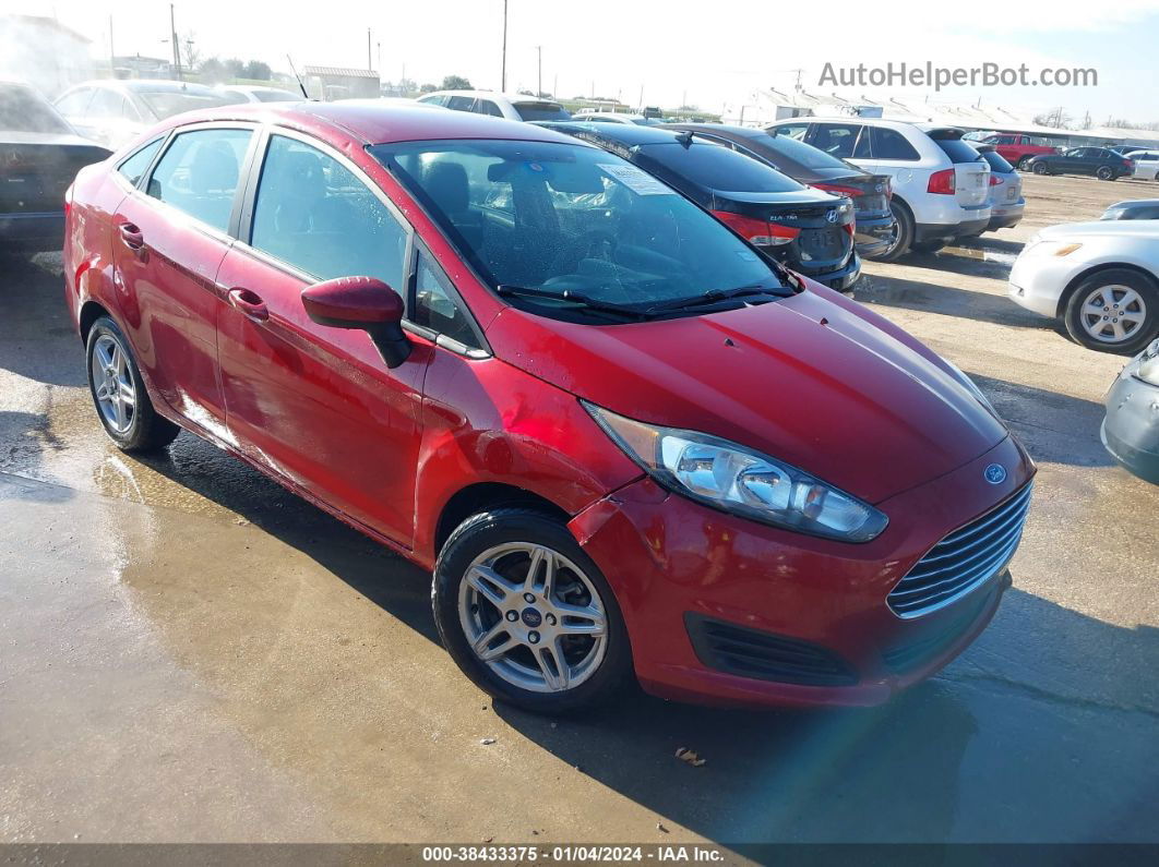 2017 Ford Fiesta Se Red vin: 3FADP4BJ1HM119202