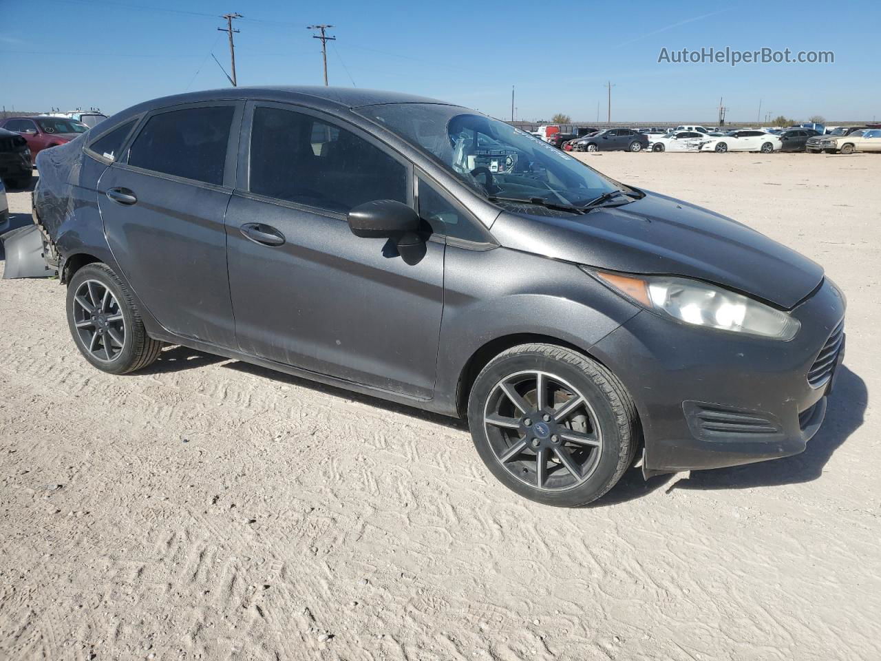 2017 Ford Fiesta Se Charcoal vin: 3FADP4BJ1HM134976