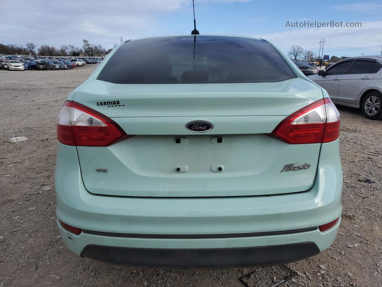 2017 Ford Fiesta Se Blue vin: 3FADP4BJ1HM147016