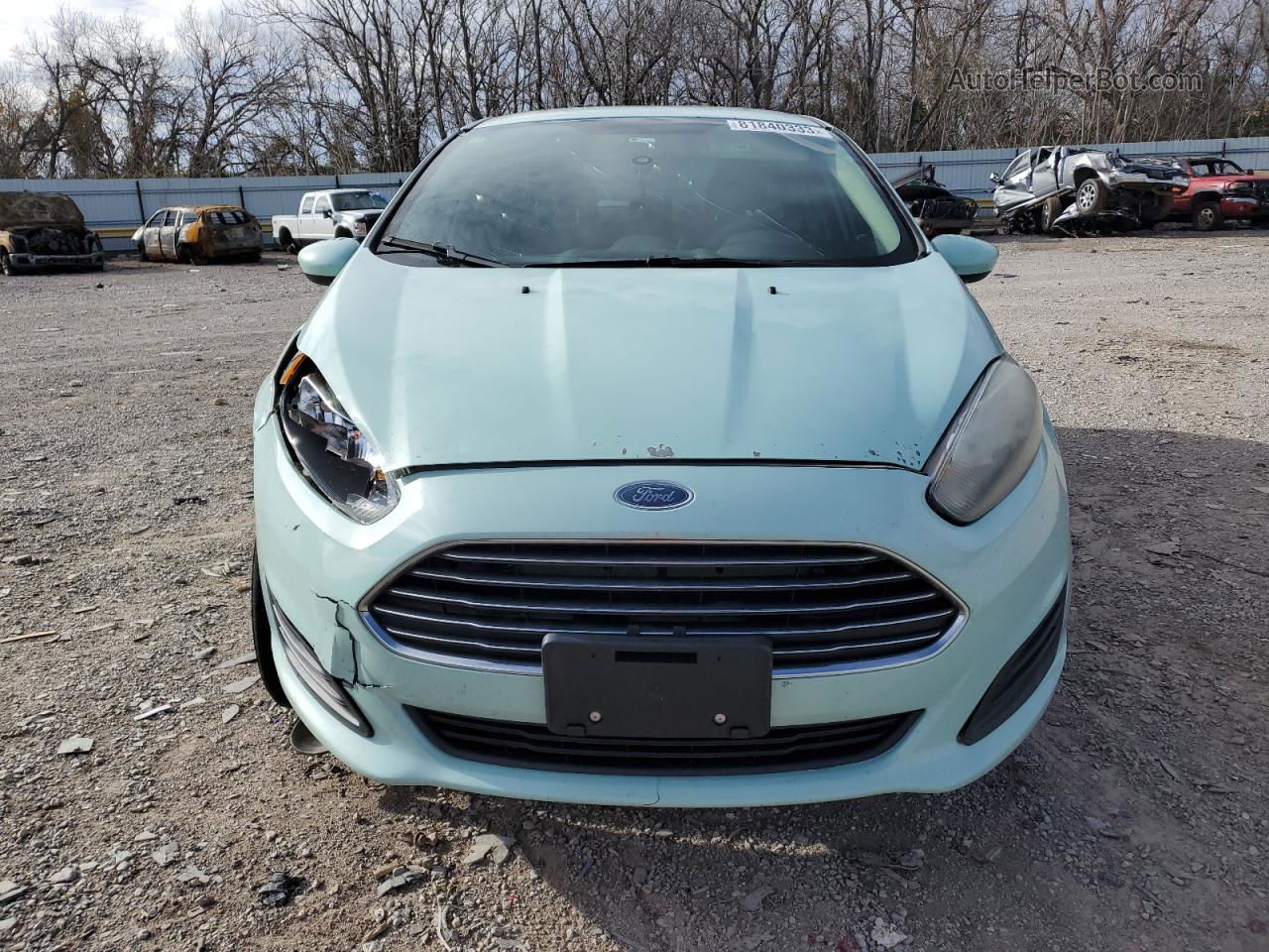 2017 Ford Fiesta Se Blue vin: 3FADP4BJ1HM147016