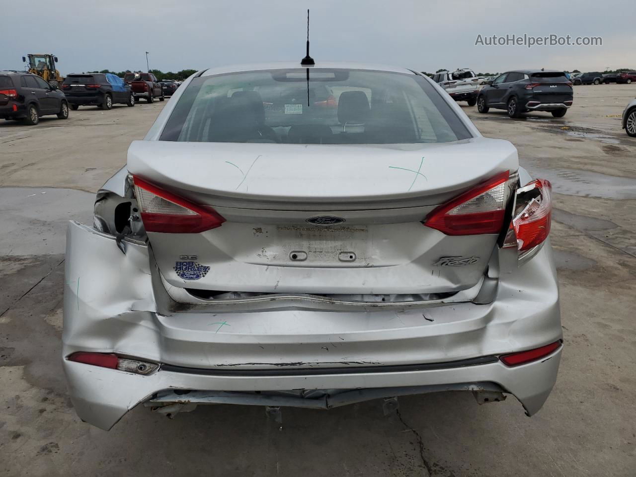 2017 Ford Fiesta Se Silver vin: 3FADP4BJ1HM147372