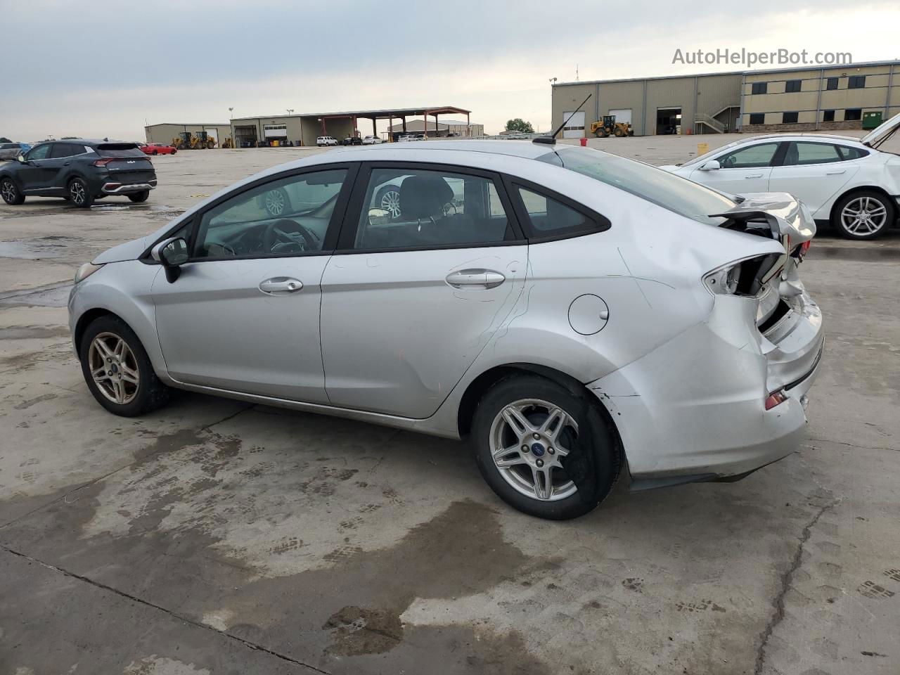 2017 Ford Fiesta Se Silver vin: 3FADP4BJ1HM147372