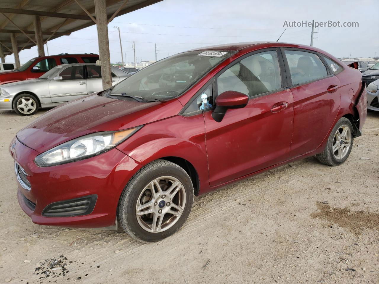 2017 Ford Fiesta Se Red vin: 3FADP4BJ1HM147422