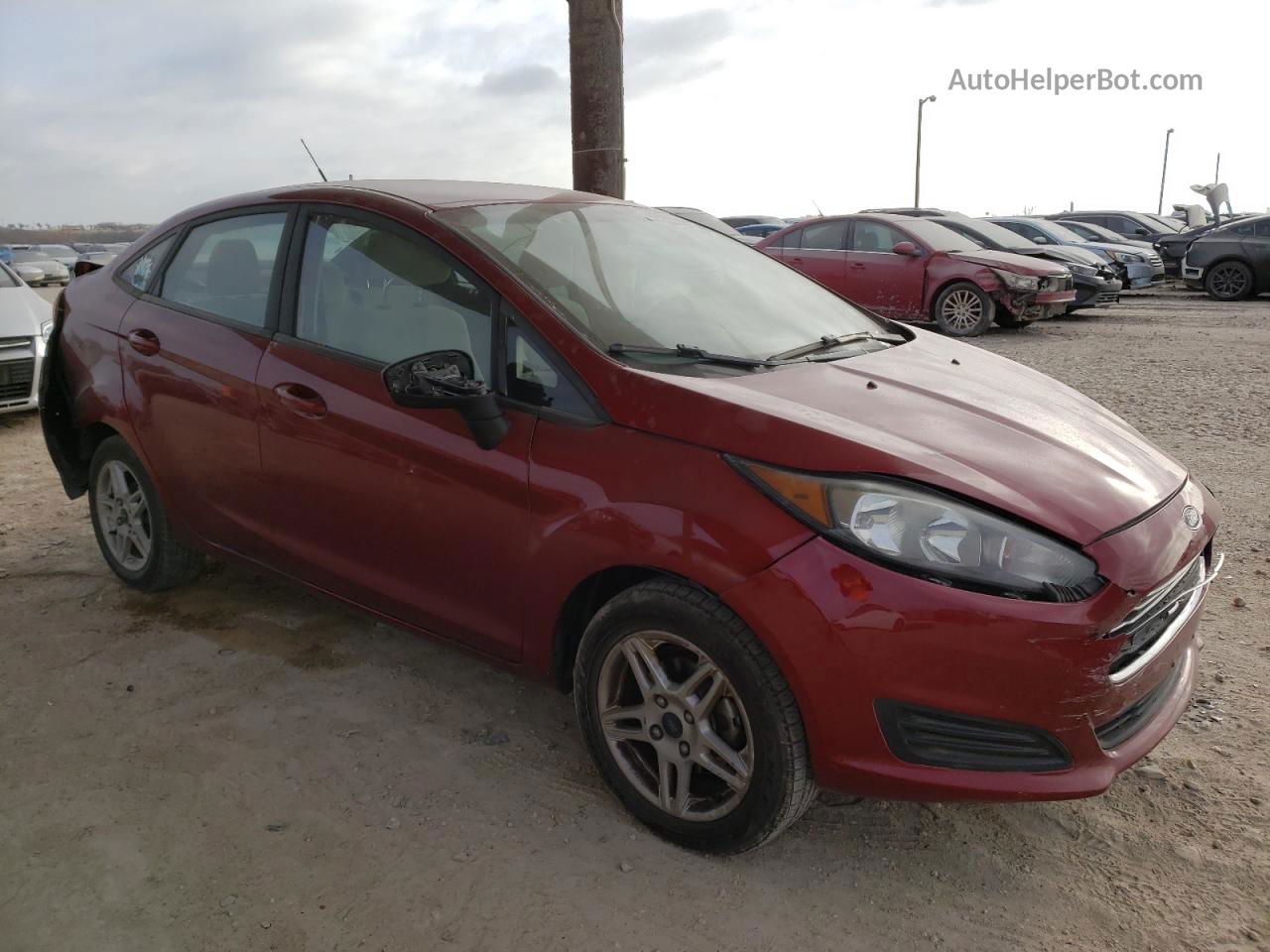 2017 Ford Fiesta Se Красный vin: 3FADP4BJ1HM147422