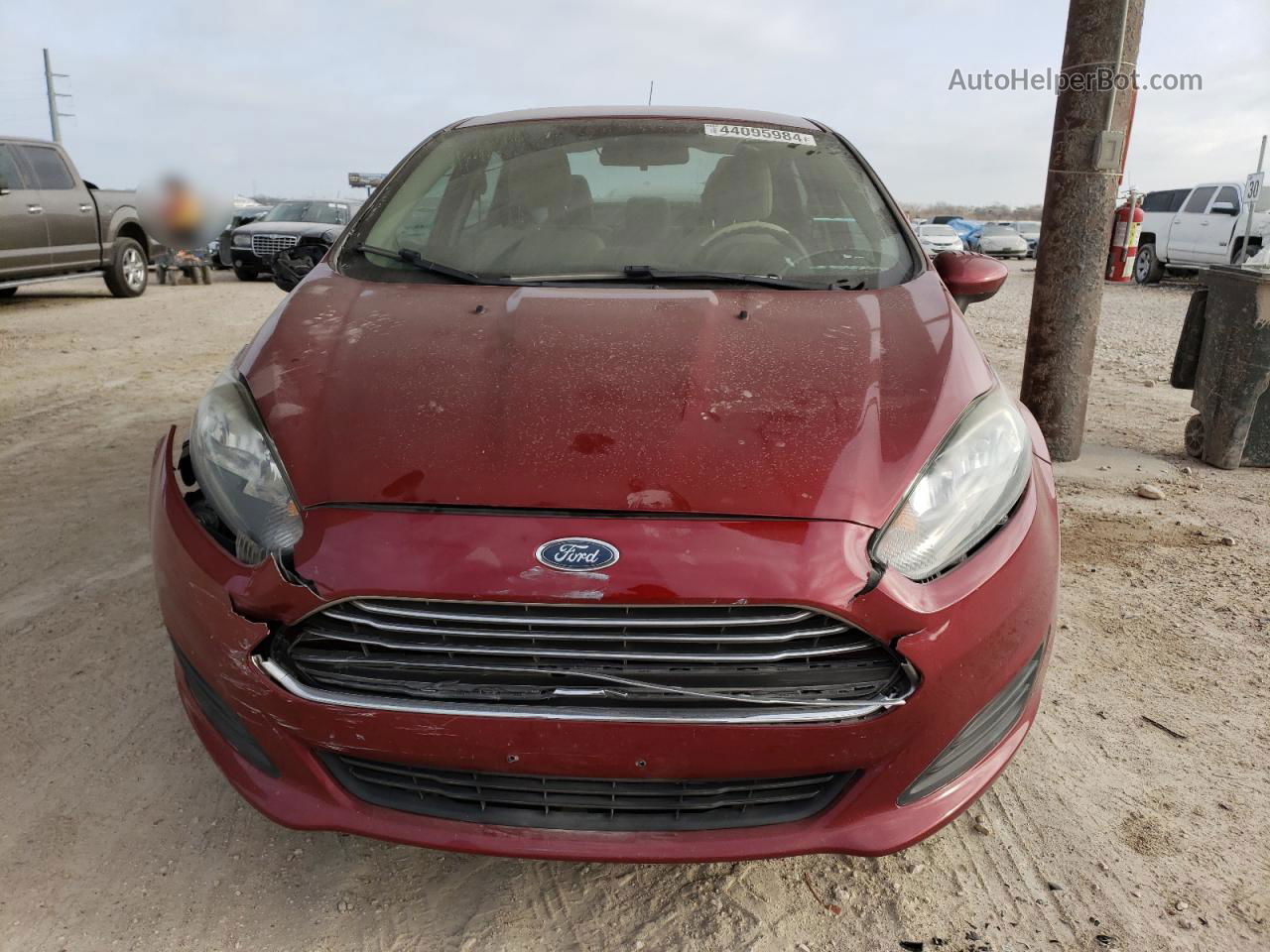 2017 Ford Fiesta Se Red vin: 3FADP4BJ1HM147422