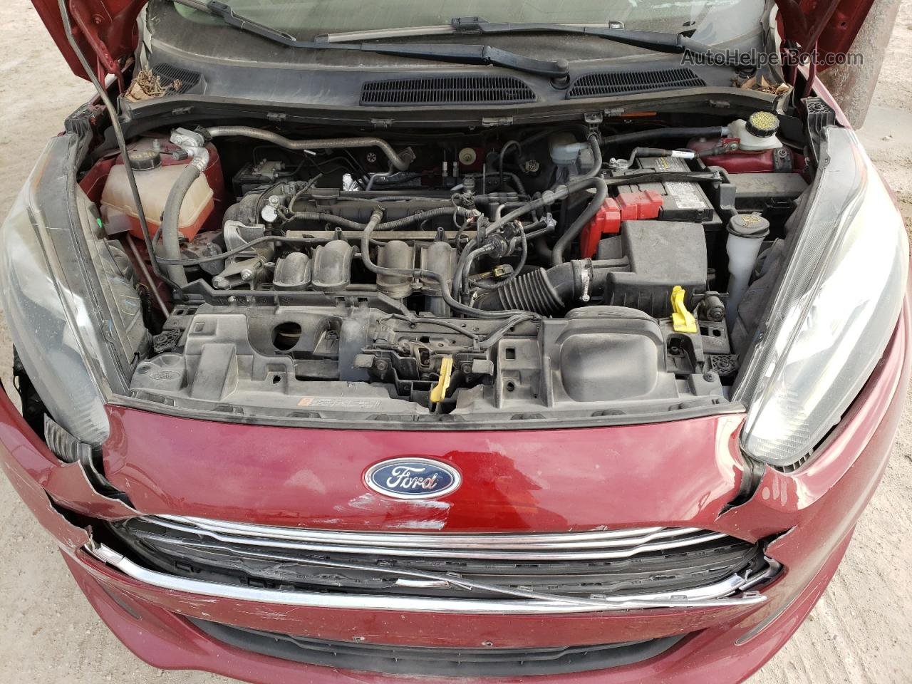 2017 Ford Fiesta Se Red vin: 3FADP4BJ1HM147422