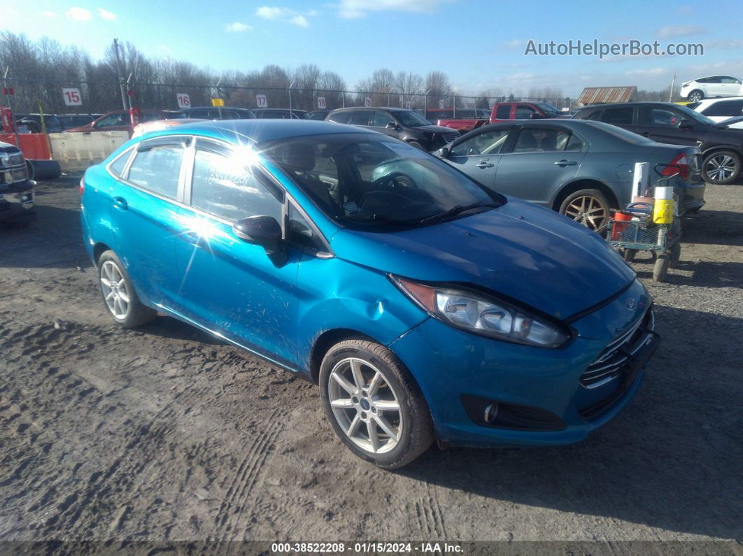 2017 Ford Fiesta Se Синий vin: 3FADP4BJ1HM152510