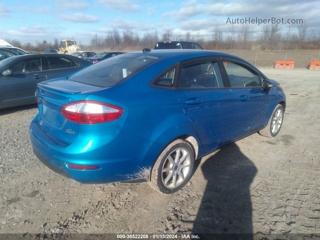 2017 Ford Fiesta Se Синий vin: 3FADP4BJ1HM152510