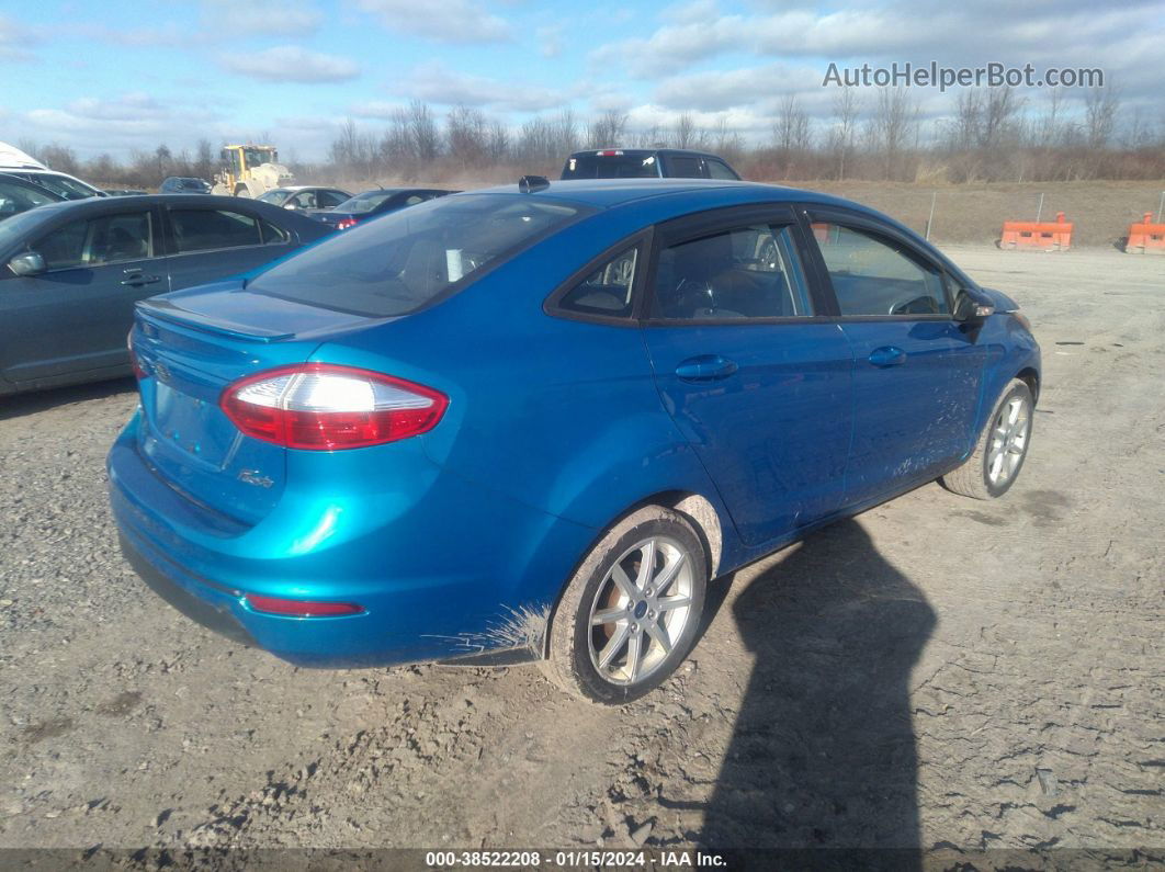 2017 Ford Fiesta Se Blue vin: 3FADP4BJ1HM152510