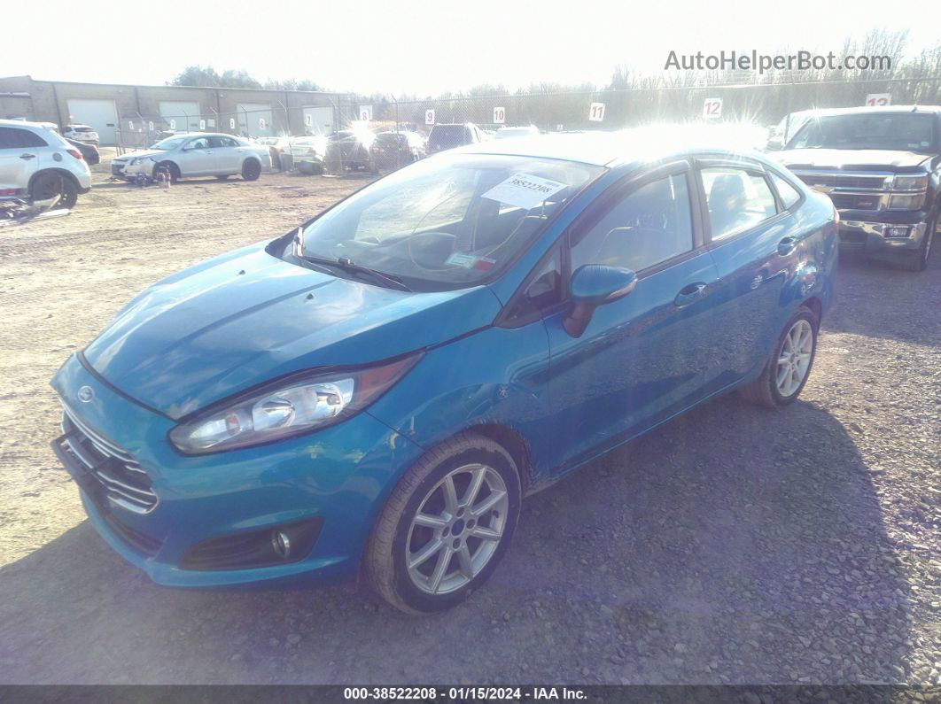 2017 Ford Fiesta Se Blue vin: 3FADP4BJ1HM152510