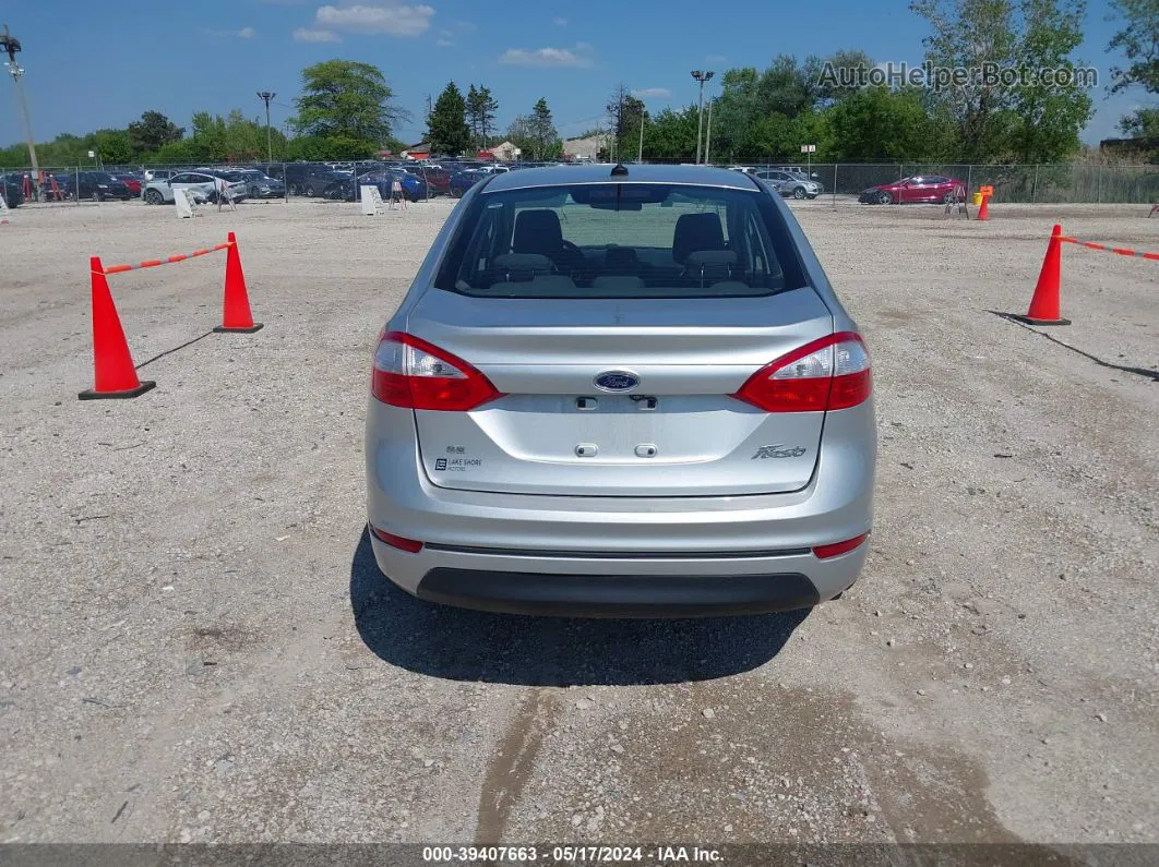 2019 Ford Fiesta Se Silver vin: 3FADP4BJ1KM110362