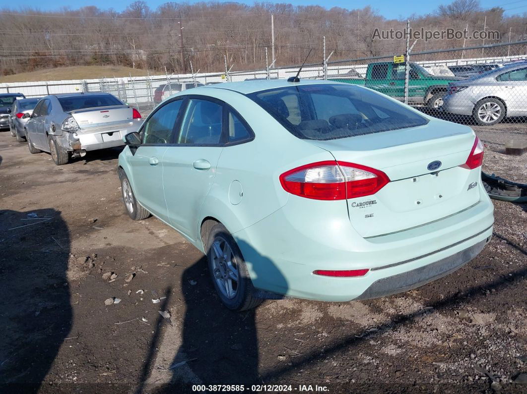 2019 Ford Fiesta Se Green vin: 3FADP4BJ1KM110734