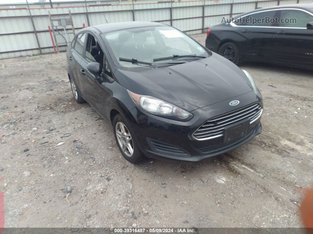 2019 Ford Fiesta Se Черный vin: 3FADP4BJ1KM114184