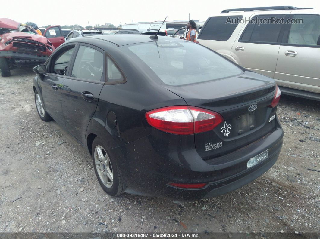 2019 Ford Fiesta Se Black vin: 3FADP4BJ1KM114184