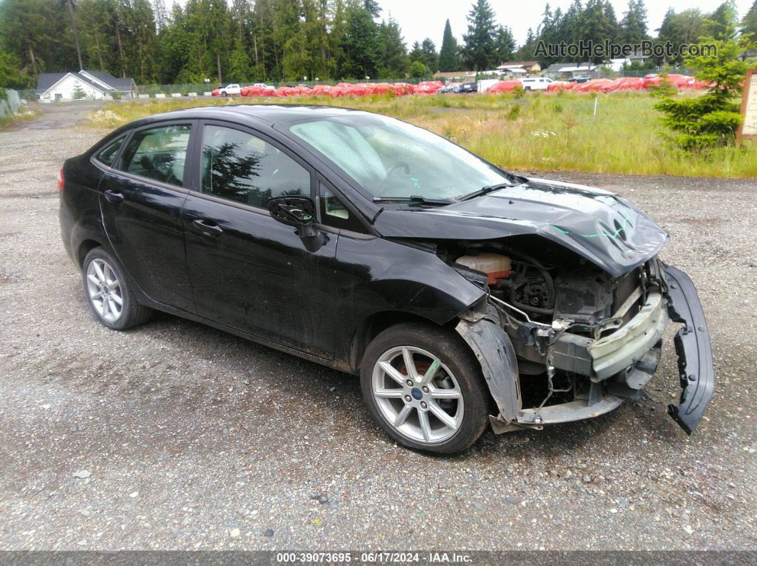 2019 Ford Fiesta Se Черный vin: 3FADP4BJ1KM124360