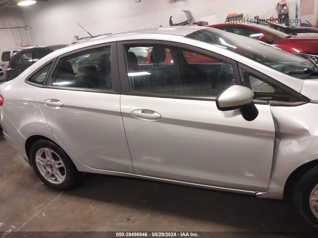 2019 Ford Fiesta Se Silver vin: 3FADP4BJ1KM141112