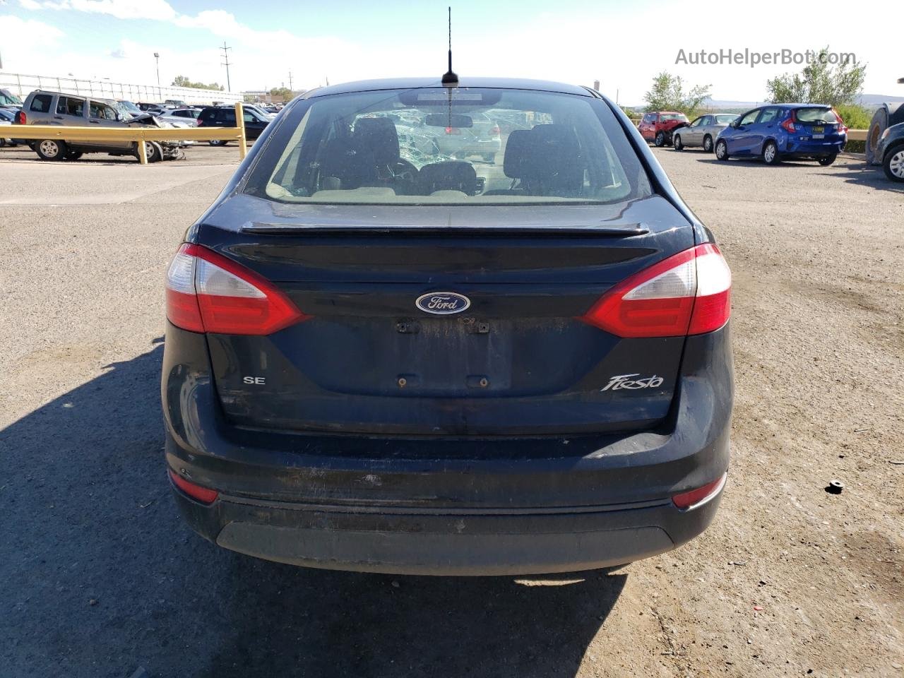 2019 Ford Fiesta Se Black vin: 3FADP4BJ1KM149386