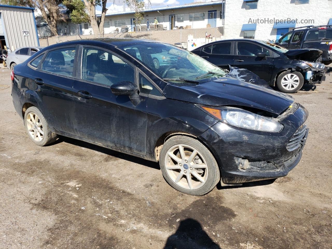 2019 Ford Fiesta Se Черный vin: 3FADP4BJ1KM149386