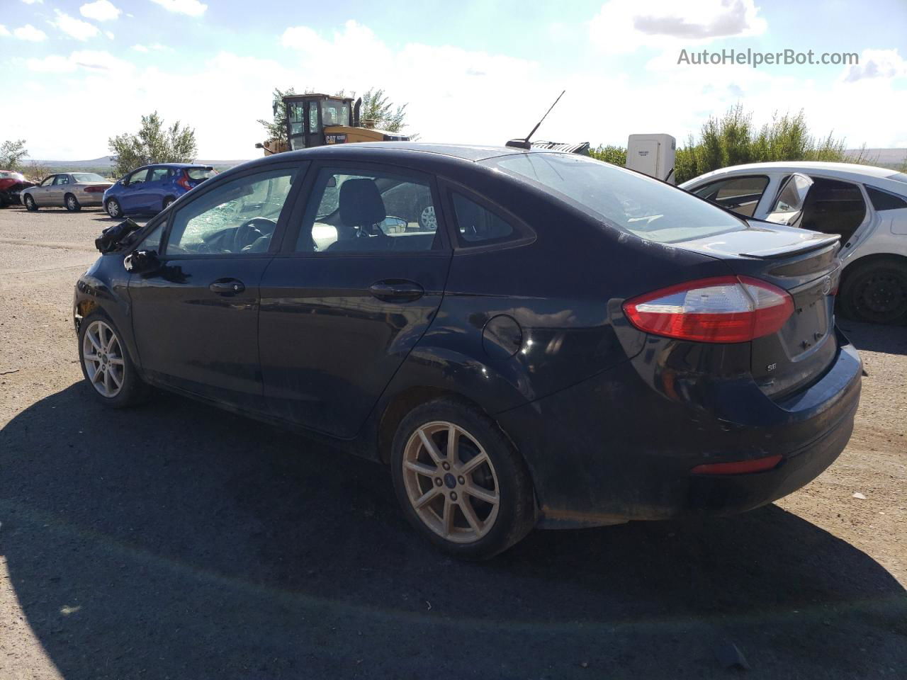 2019 Ford Fiesta Se Черный vin: 3FADP4BJ1KM149386