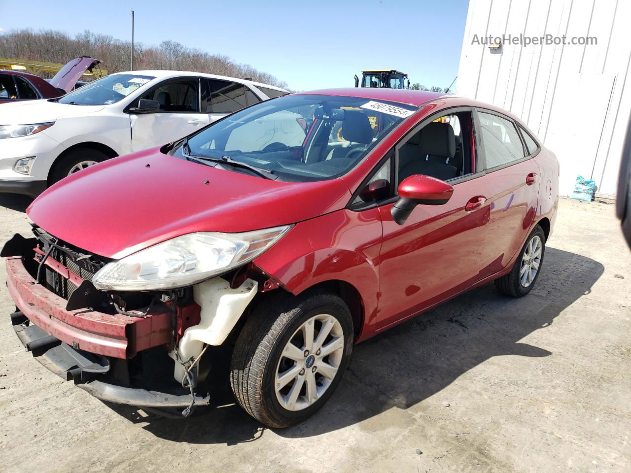 2011 Ford Fiesta Se Burgundy vin: 3FADP4BJ2BM144620