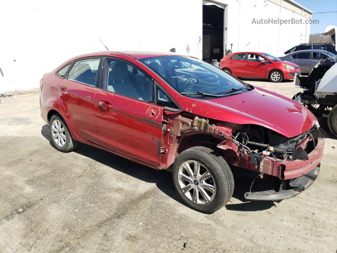 2011 Ford Fiesta Se Burgundy vin: 3FADP4BJ2BM144620