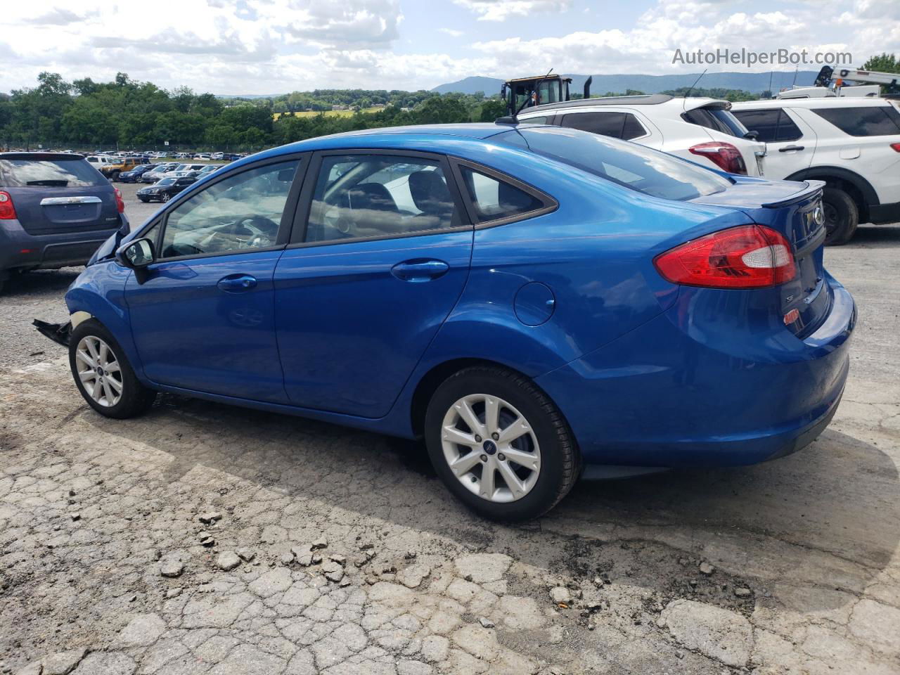 2011 Ford Fiesta Se Blue vin: 3FADP4BJ2BM170103