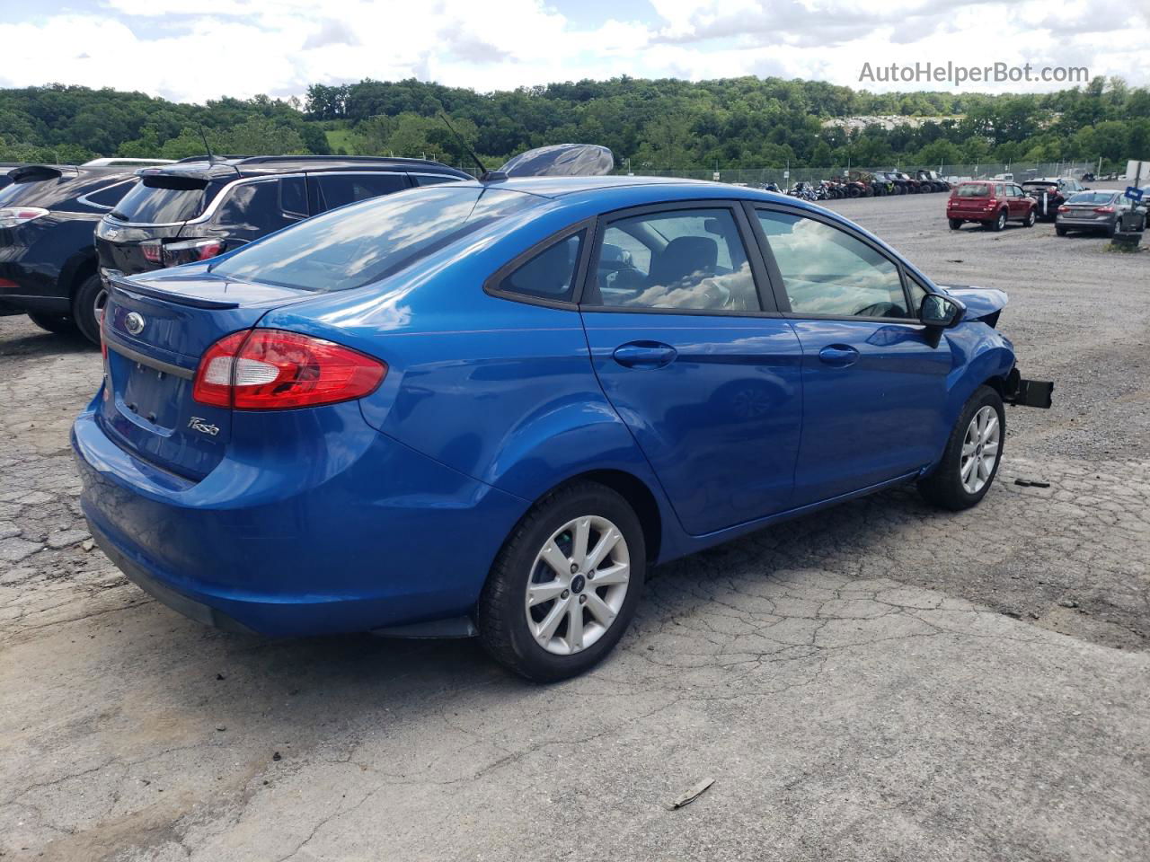 2011 Ford Fiesta Se Blue vin: 3FADP4BJ2BM170103