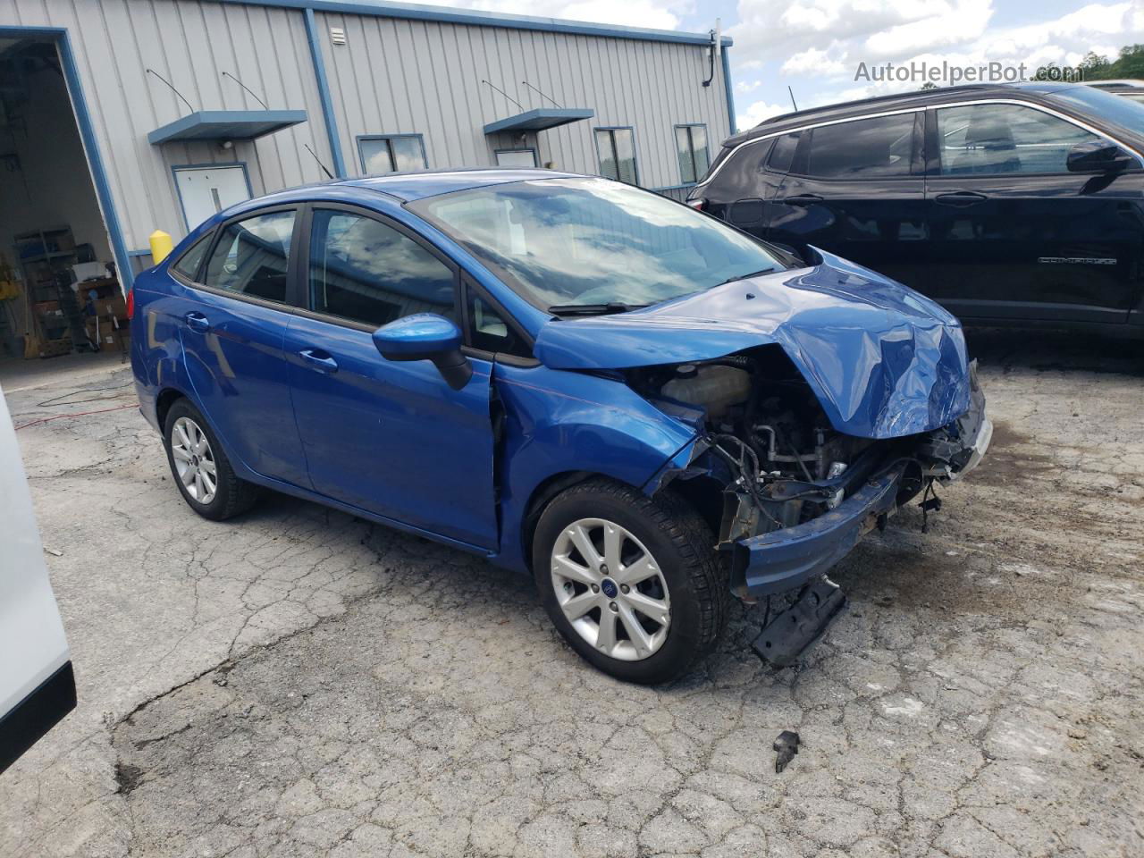 2011 Ford Fiesta Se Blue vin: 3FADP4BJ2BM170103