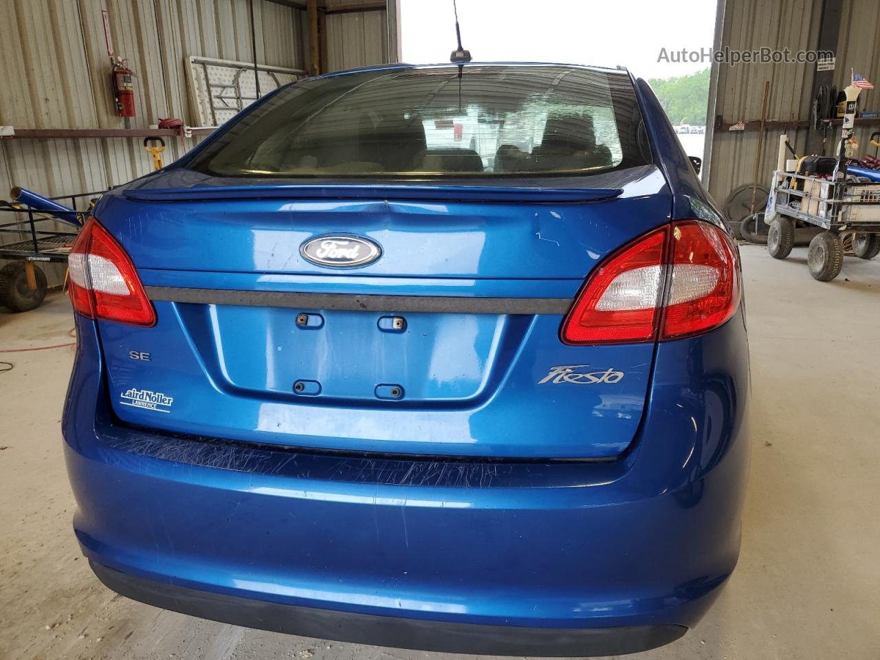 2011 Ford Fiesta Se Blue vin: 3FADP4BJ2BM172319