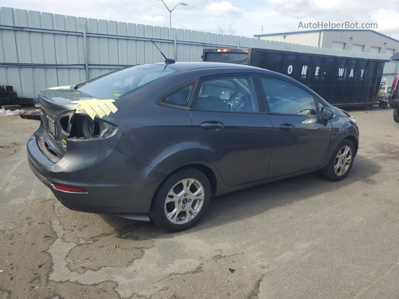 2015 Ford Fiesta Se Серый vin: 3FADP4BJ2FM139116