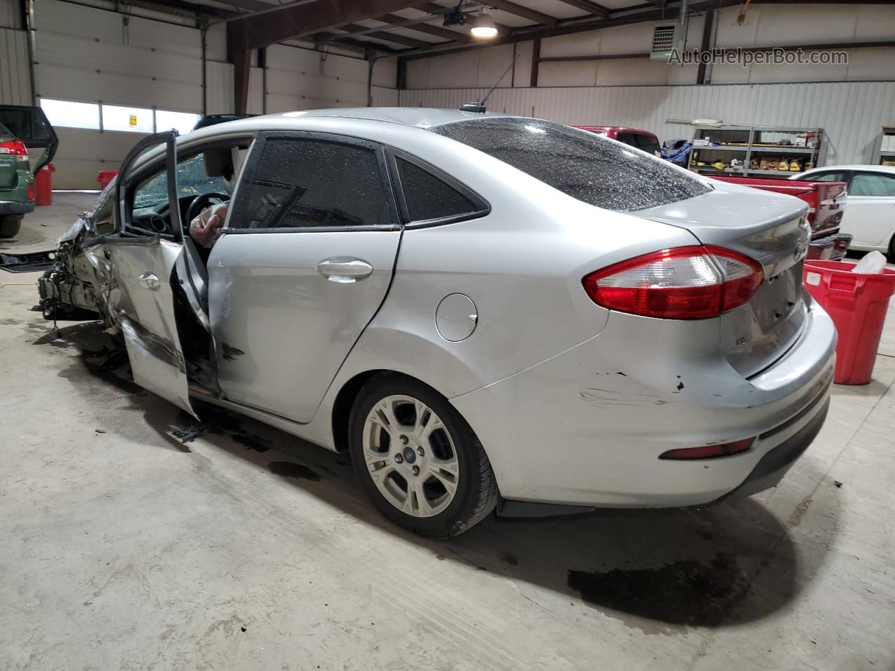 2015 Ford Fiesta Se Silver vin: 3FADP4BJ2FM157230