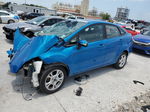 2015 Ford Fiesta Se Синий vin: 3FADP4BJ2FM202778