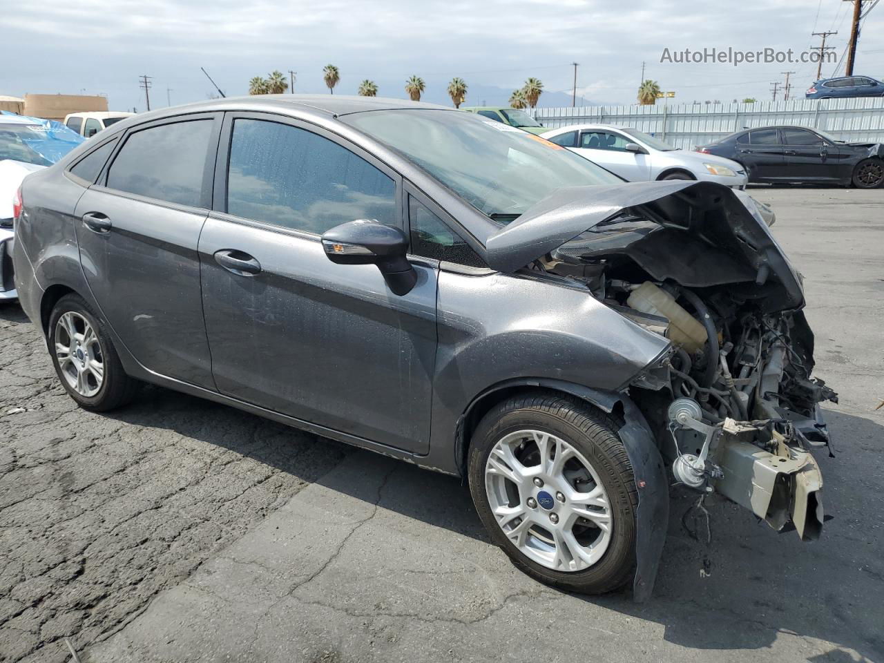 2015 Ford Fiesta Se Charcoal vin: 3FADP4BJ2FM211481