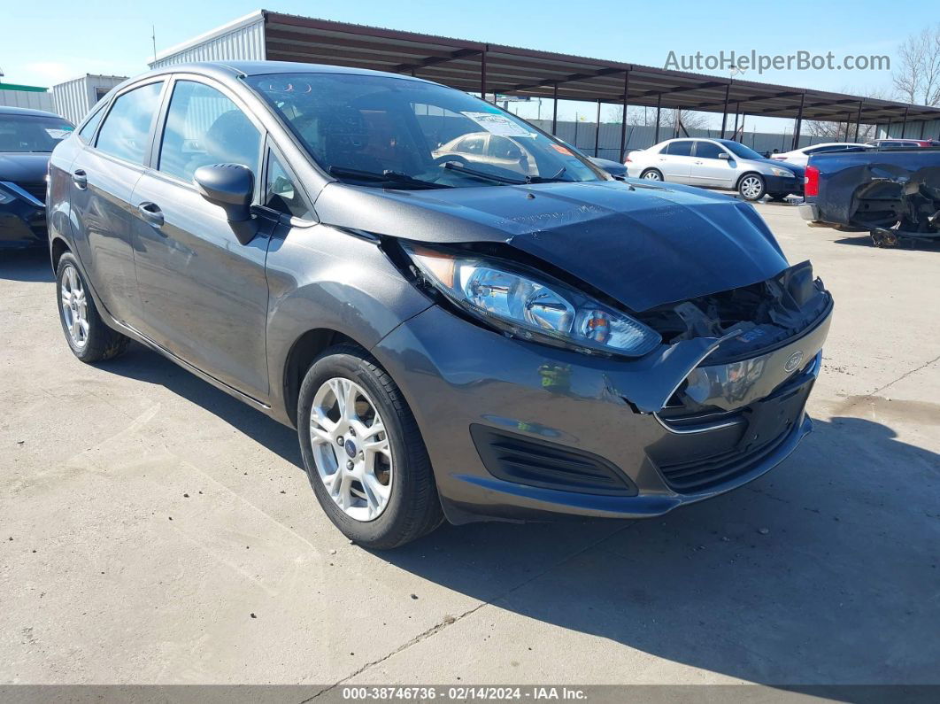 2015 Ford Fiesta Se Gray vin: 3FADP4BJ2FM220729