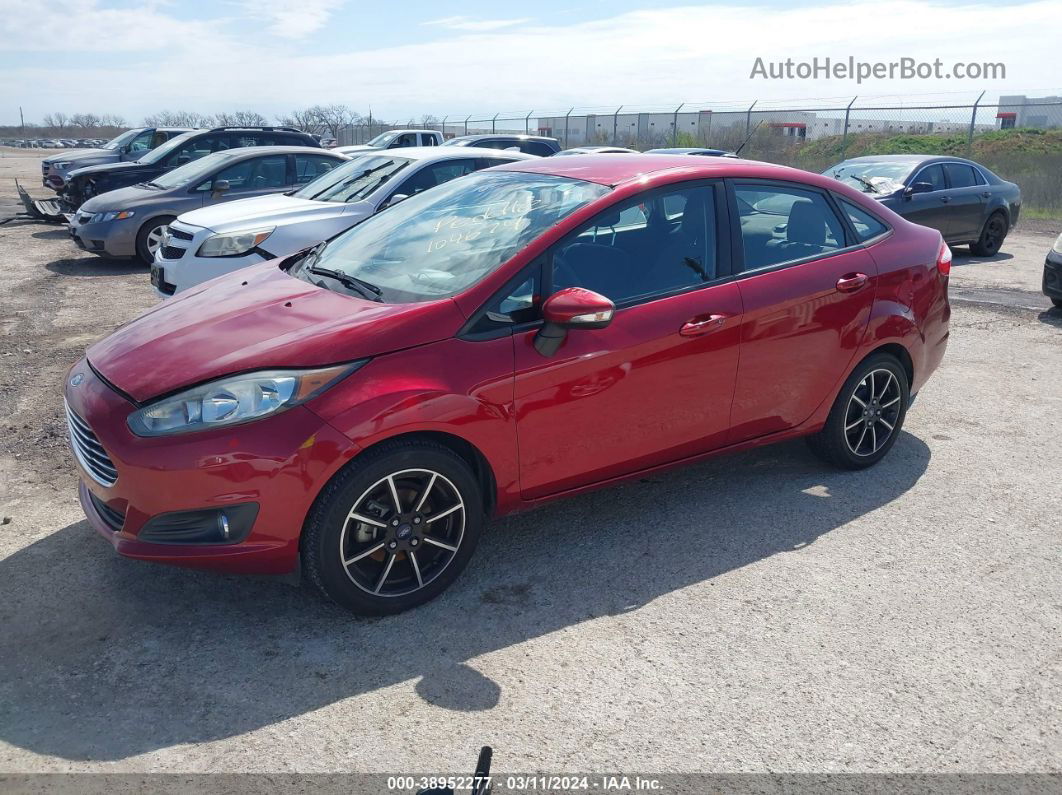 2016 Ford Fiesta Se Red vin: 3FADP4BJ2GM104674