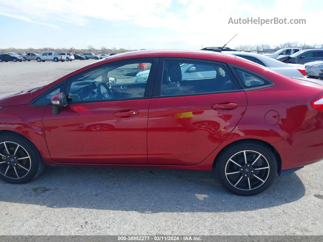 2016 Ford Fiesta Se Red vin: 3FADP4BJ2GM104674