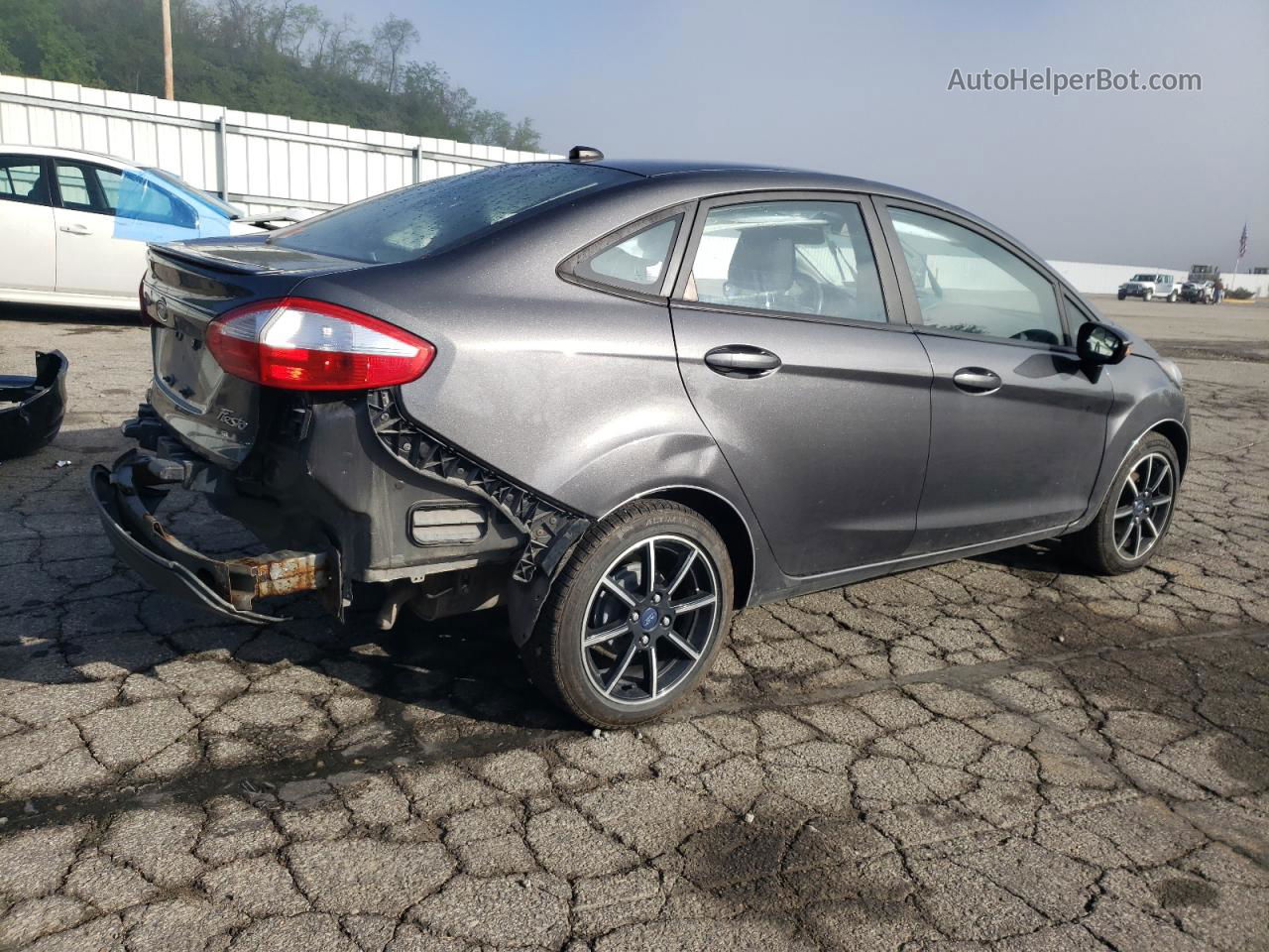 2016 Ford Fiesta Se Gray vin: 3FADP4BJ2GM114234