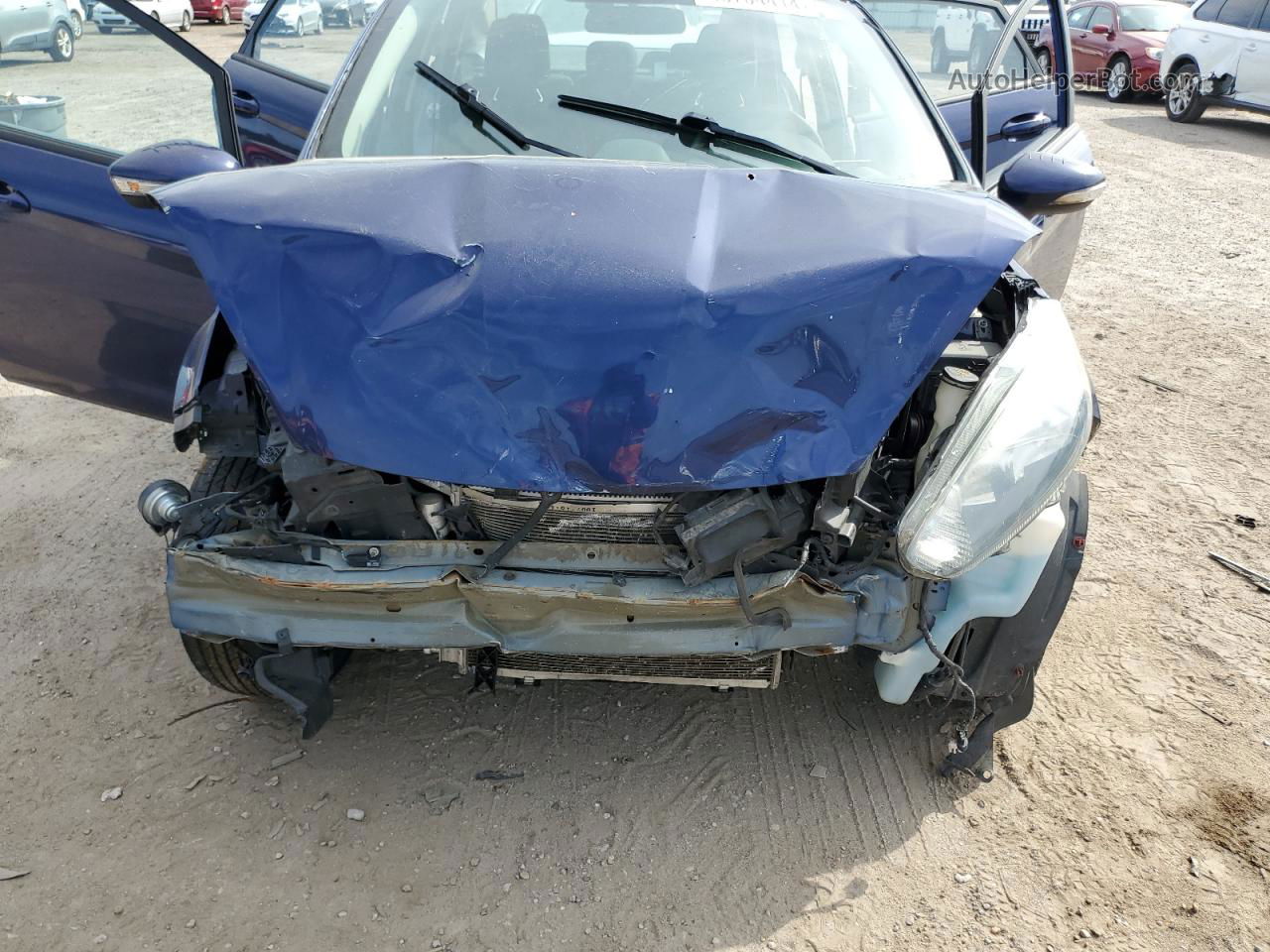 2016 Ford Fiesta Se Синий vin: 3FADP4BJ2GM125511