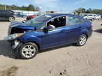 2016 Ford Fiesta Se Синий vin: 3FADP4BJ2GM125511