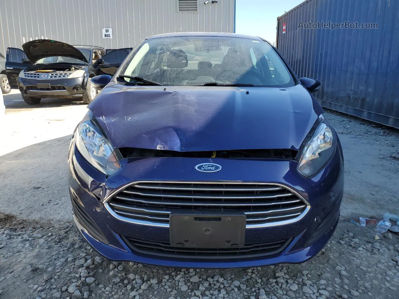 2016 Ford Fiesta Se Blue vin: 3FADP4BJ2GM150294