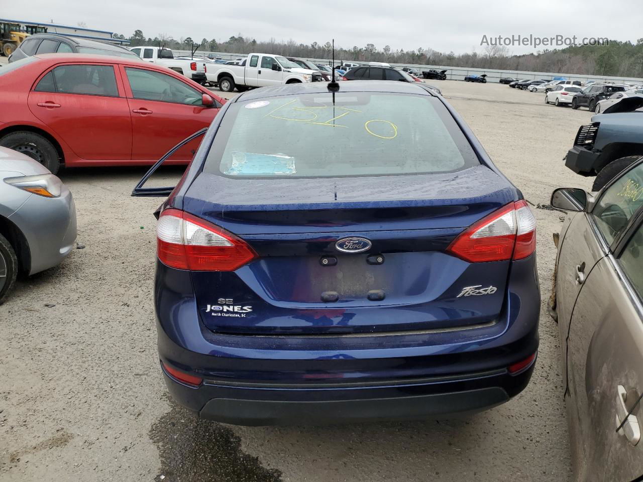 2016 Ford Fiesta Se Blue vin: 3FADP4BJ2GM182596