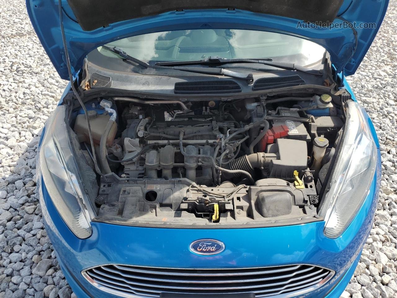 2016 Ford Fiesta Se Синий vin: 3FADP4BJ2GM199768