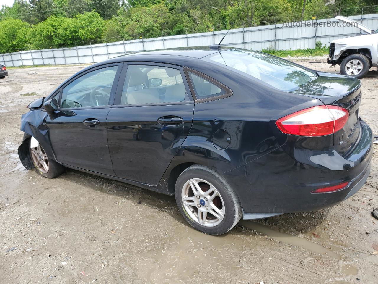 2017 Ford Fiesta Se Black vin: 3FADP4BJ2HM109309