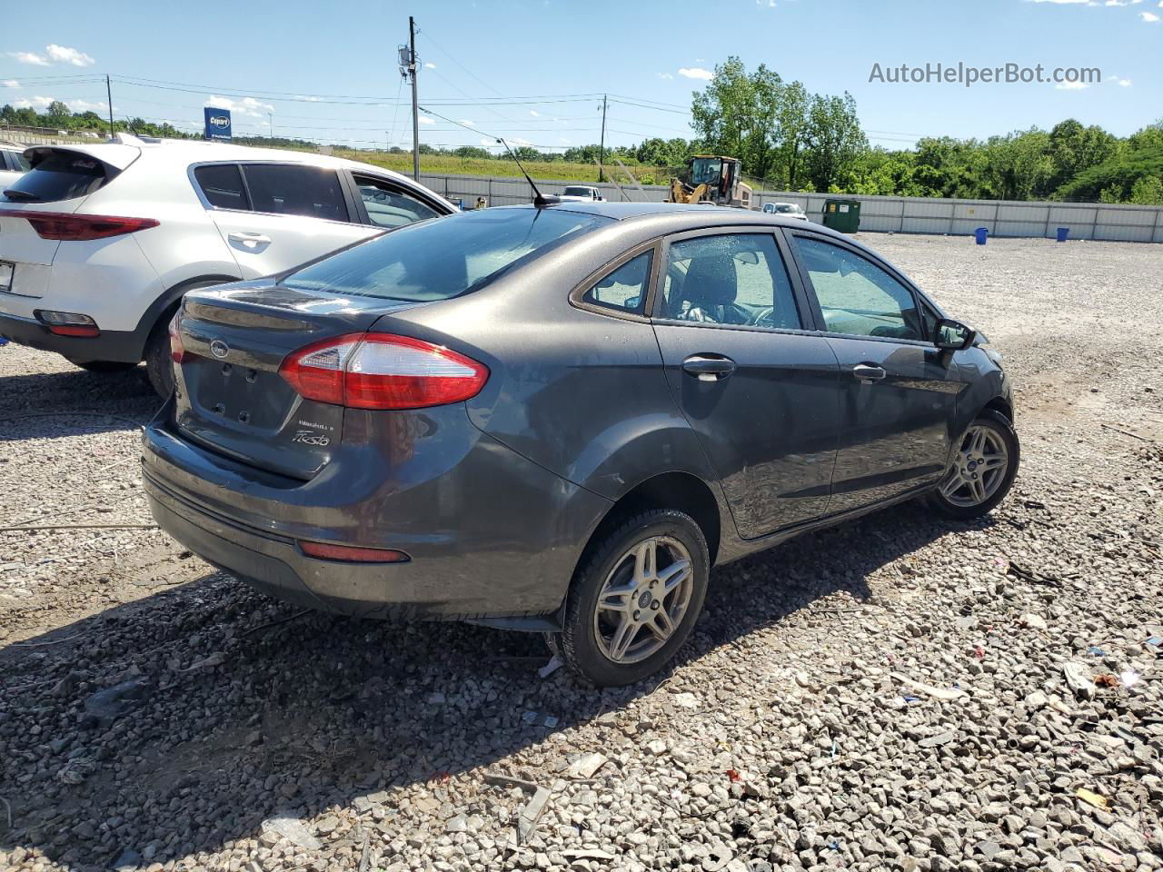 2017 Ford Fiesta Se Gray vin: 3FADP4BJ2HM121413