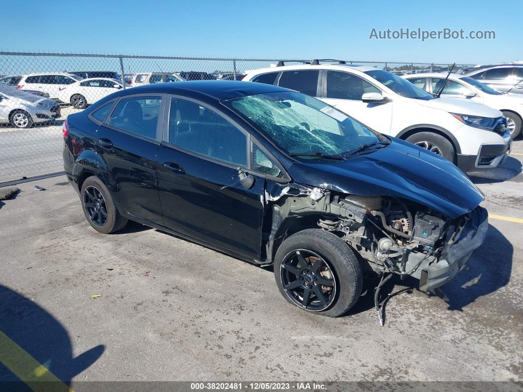 2017 Ford Fiesta Se Черный vin: 3FADP4BJ2HM122481