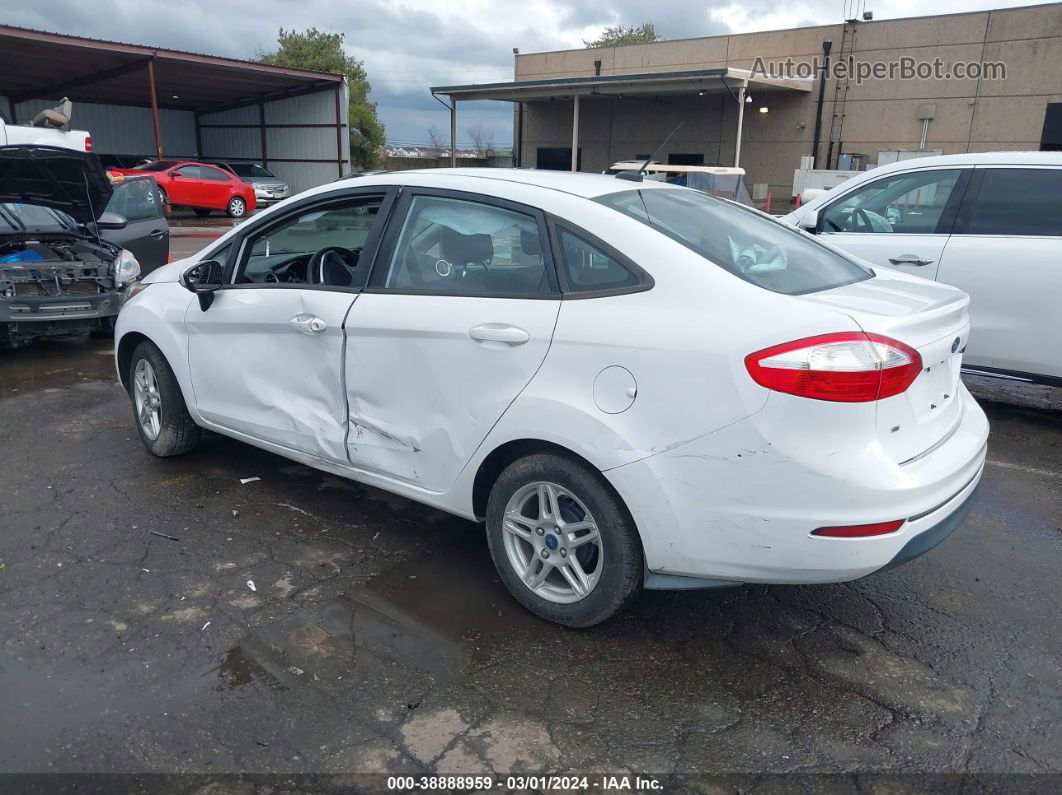 2017 Ford Fiesta Se White vin: 3FADP4BJ2HM122805