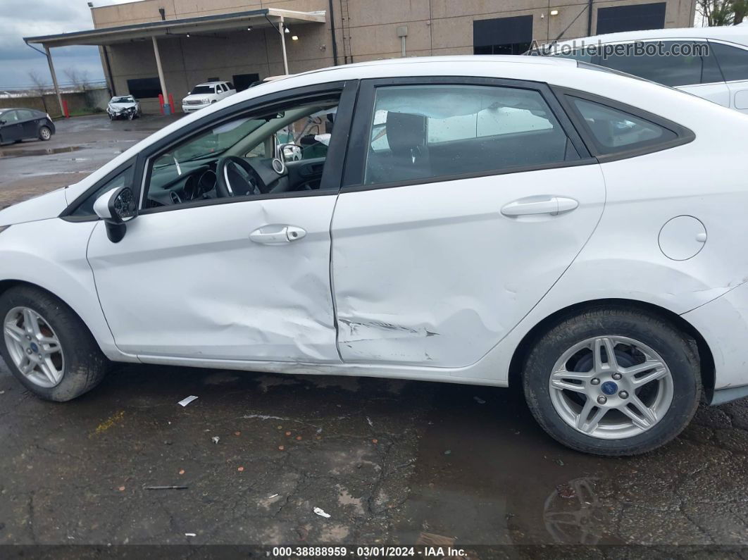 2017 Ford Fiesta Se White vin: 3FADP4BJ2HM122805