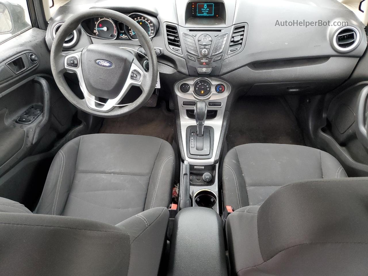 2017 Ford Fiesta Se Черный vin: 3FADP4BJ2HM144450