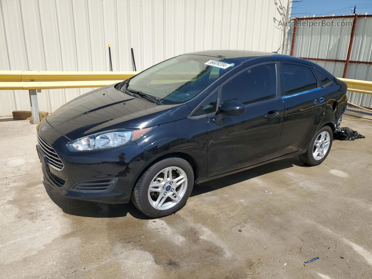 2017 Ford Fiesta Se Black vin: 3FADP4BJ2HM168053